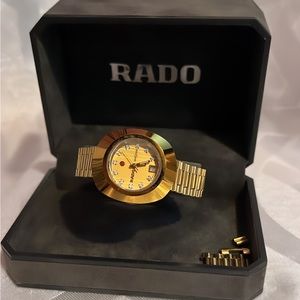 Rado Original Diastar Ladies Watch 18K Gold Plated